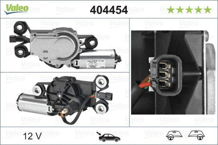 Valeo Rear Wiper Motor for Smart, OEM quality, OEM 614V013000 - View 5