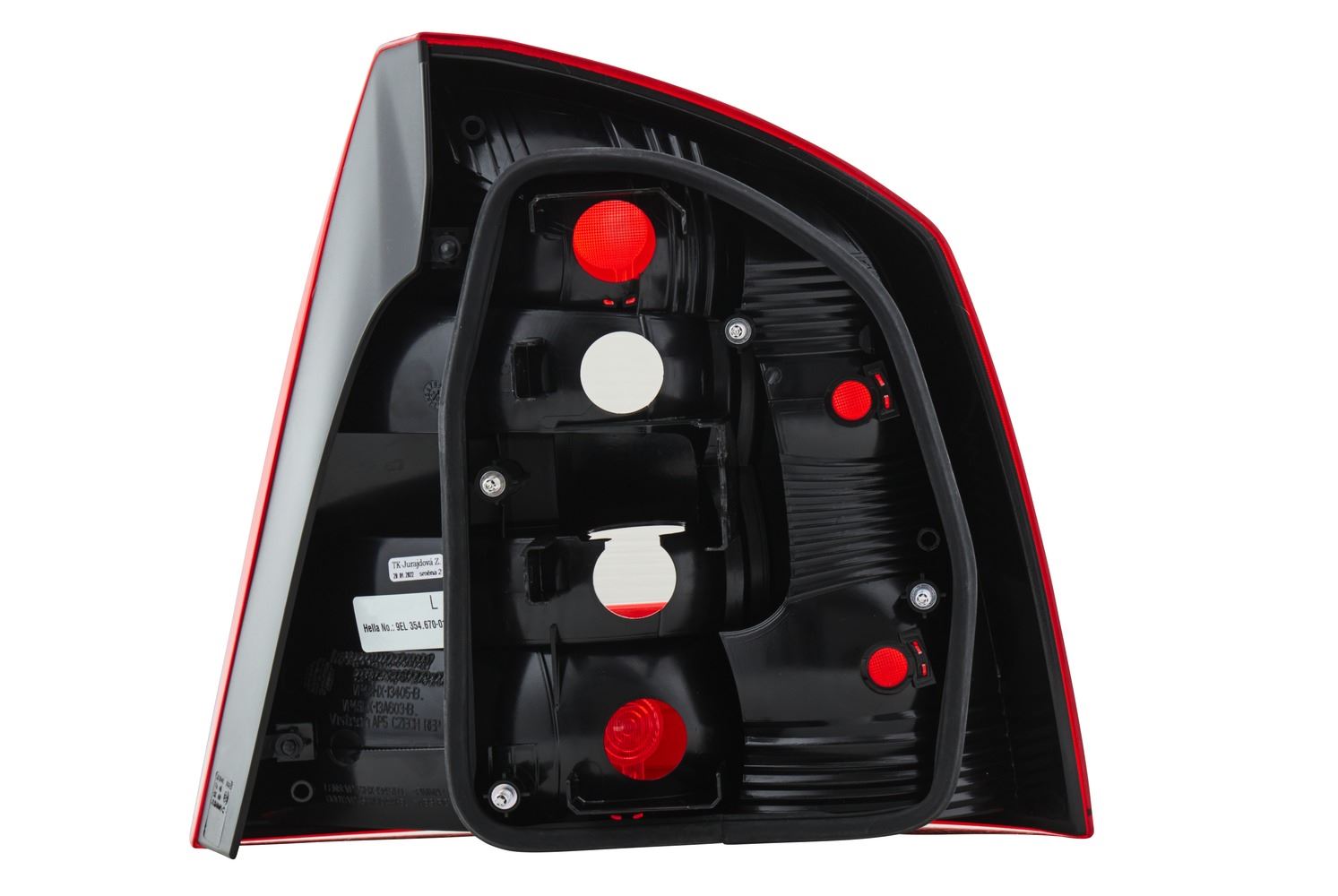 Skoda Octavia II Left Rear Light, Hella OEM, OEM 1Z5 945 095 B - View 2
