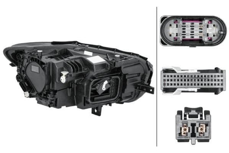 Mercedes-Benz Citan Left Headlight, Hella OEM, OEM A4209064000 - View 3