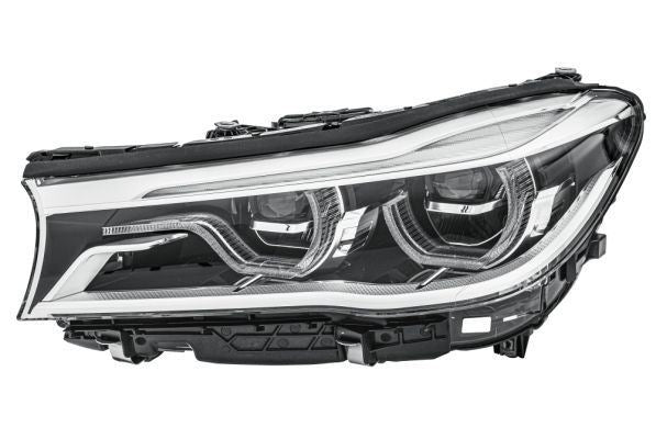 BMW 7 Series Left Headlight, Hella OEM, OEM 63117408707 - View 4