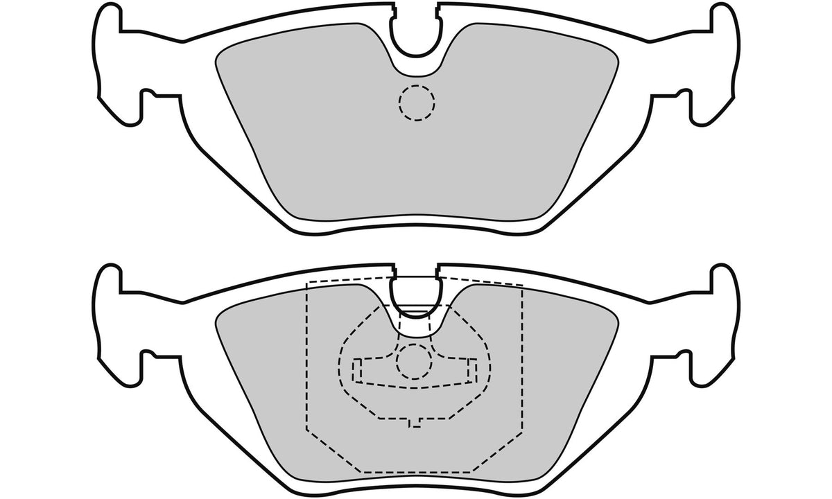 Valeo Rear Brake Pad Set for BMW, OEM quality, OEM 34 21 1 158 642, MPN 301386
