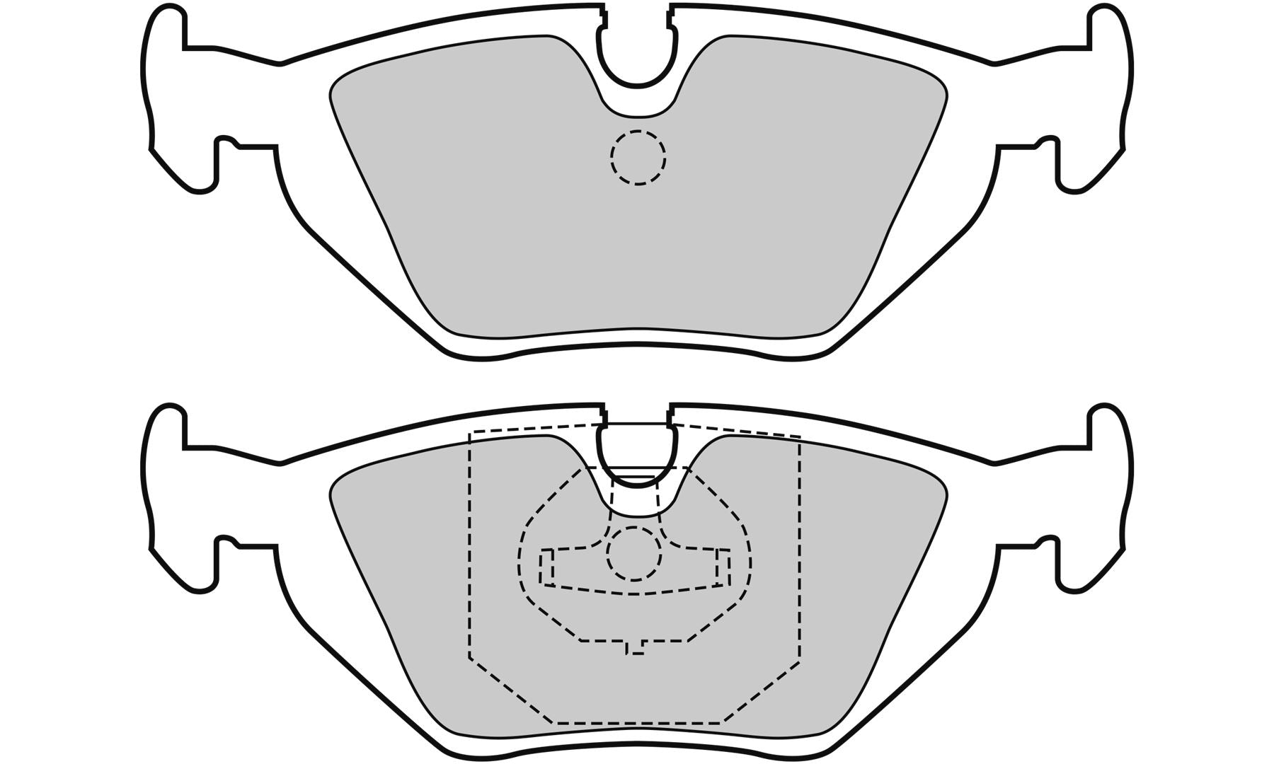Valeo Rear Brake Pad Set for BMW, OEM quality, OEM 34 21 1 158 642, MPN 301386