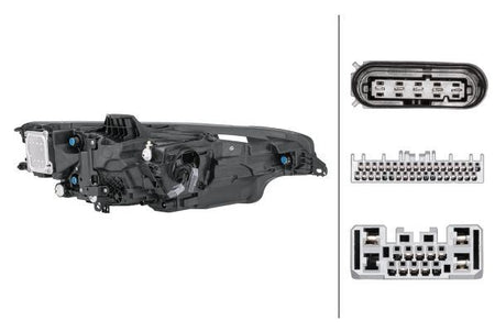Hella LED Left Headlight for Volvo, OEM quality, OEM 31468215 - View 3