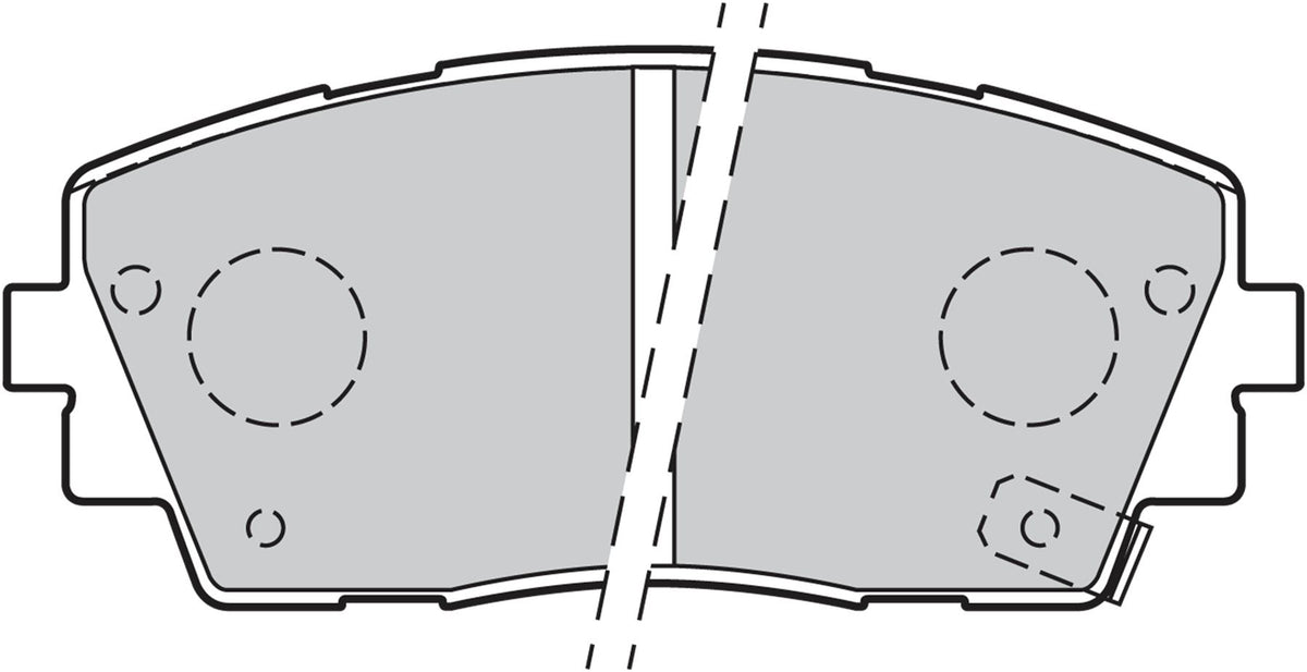 Kia Picanto Front Brake Pad Set, Valeo OEM, OEM 58101-1YA30, MPN 301299