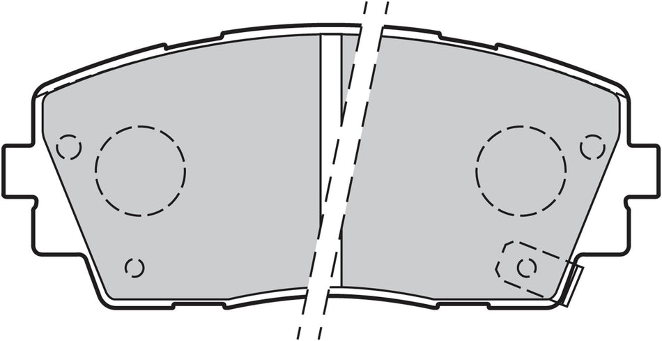 Kia Picanto Front Brake Pad Set, Valeo OEM, OEM 58101-1YA30, MPN 301299