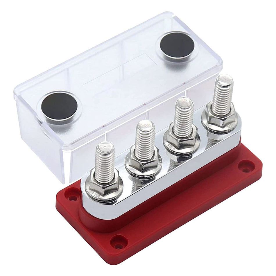 High Current Copper Bus Bar Terminal - OEM 4-STUD | Eurowagens - View 4
