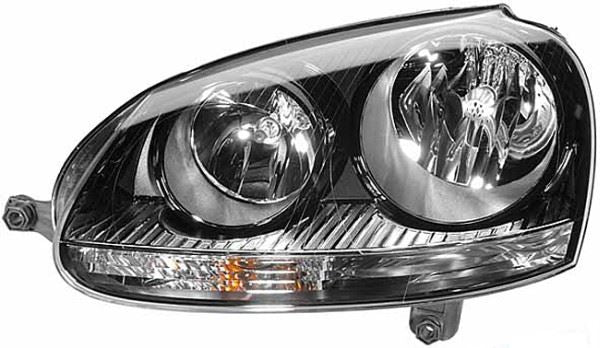 Hella Left Headlight for Volkswagen, OEM quality, OEM 1K6 941 029 AA, MPN 1LG 247 007-631