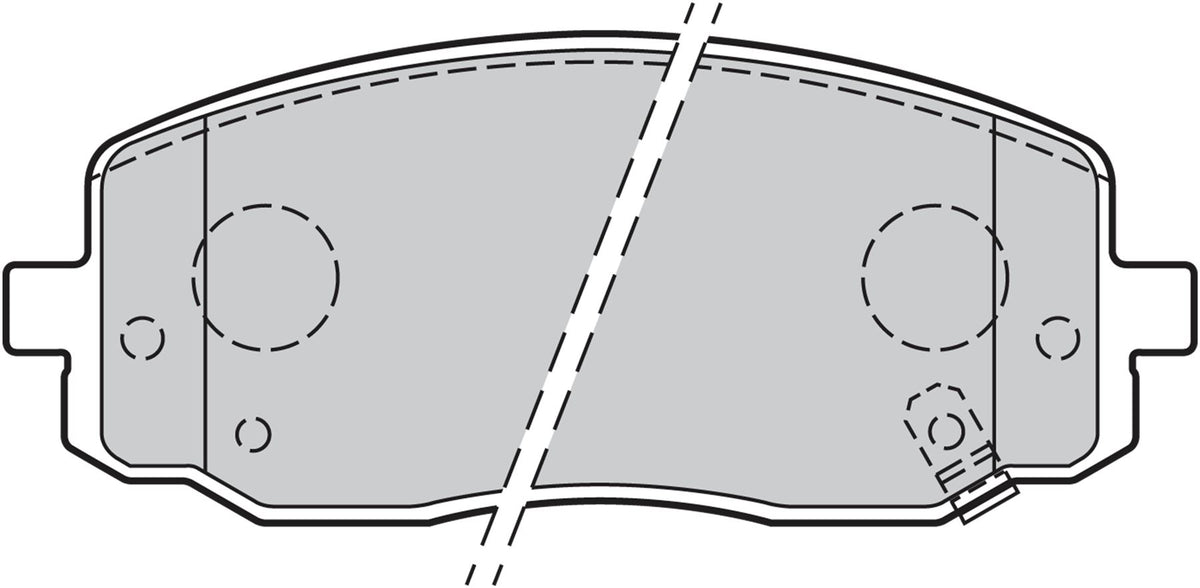 Valeo Front Brake Pad Set for Kia & Hyundai, OEM quality, OEM 58101-0XA01, MPN 301707