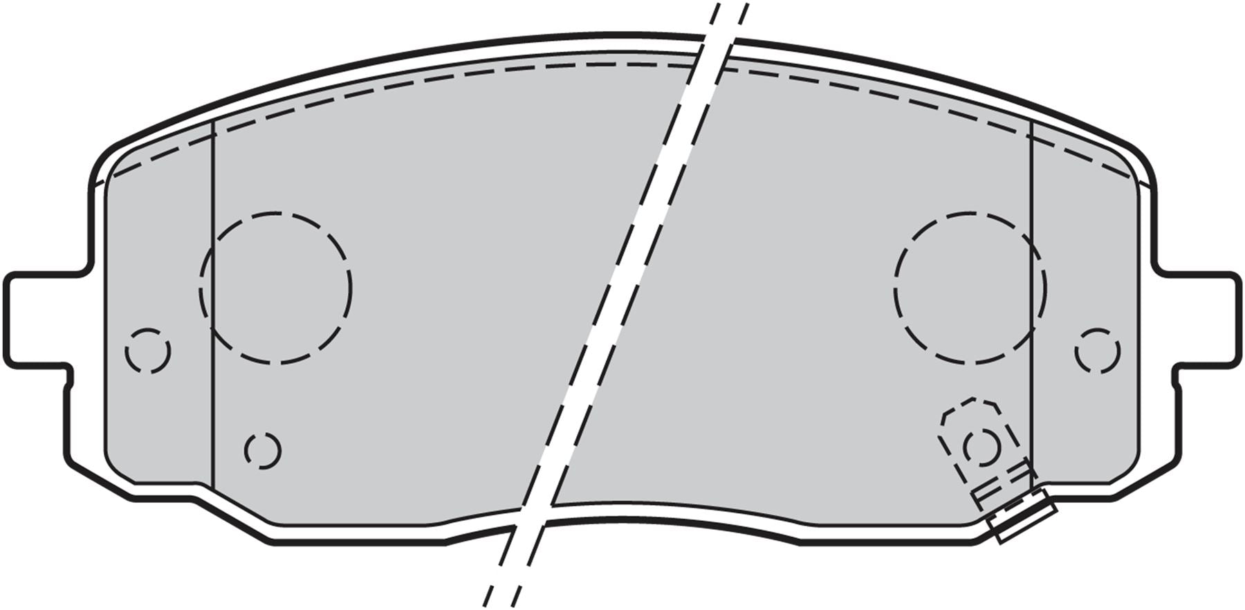 Valeo Front Brake Pad Set for Kia & Hyundai, OEM quality, OEM 58101-0XA01, MPN 301707