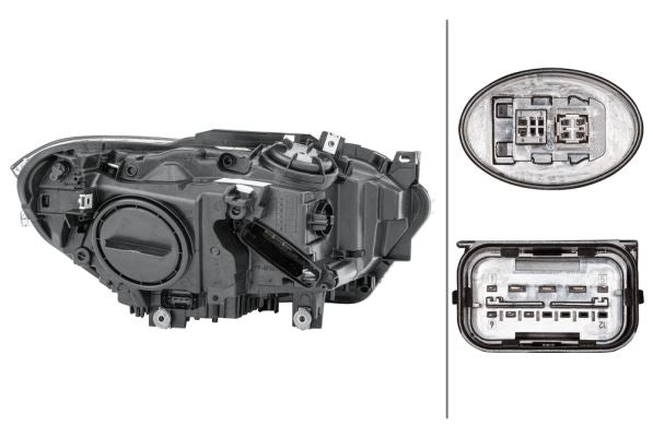 BMW 1 Series Left Headlight | Hella OEM 63 11 7 229 677