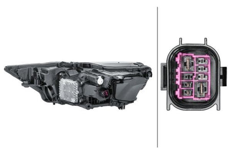 Audi A6 Right Headlight, Hella OEM, OEM 4K0941040A - View 2