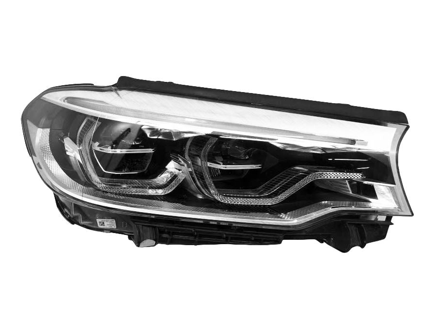 BMW 5 Series Left Headlight, Magneti Marelli OEM, OEM 63117214963, MPN MHL9682