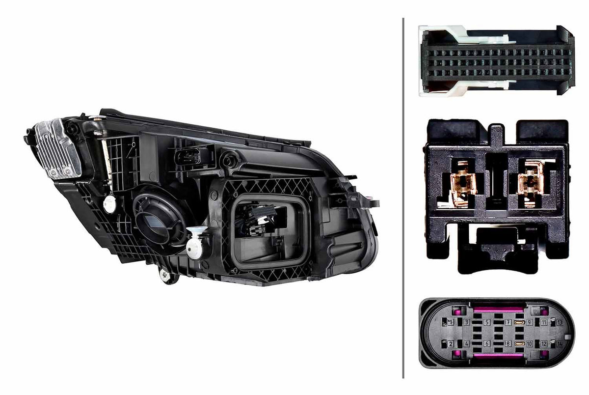 Hella LED Left Headlight for Mercedes-Benz, OEM quality, OEM 205 906 25 06 - View 4