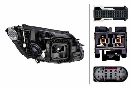 Hella LED Left Headlight for Mercedes-Benz, OEM quality, OEM 205 906 25 06 - View 4