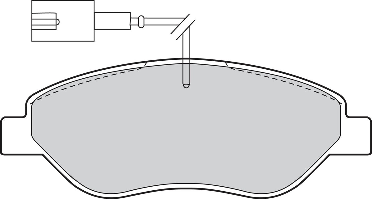 Valeo Front Brake Pad Set for Lancia, Fiat & more, OEM quality, OEM 9949279, MPN 302026