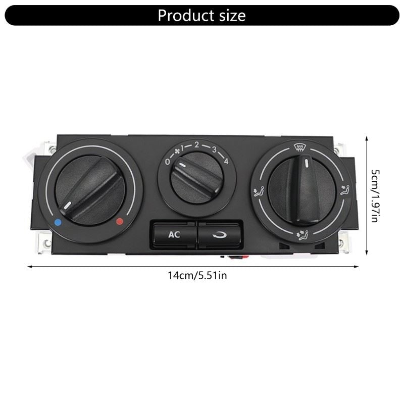 Air Conditioning Switch - for Volkswagen - OEM DS660003 | Eurowagens - View 4