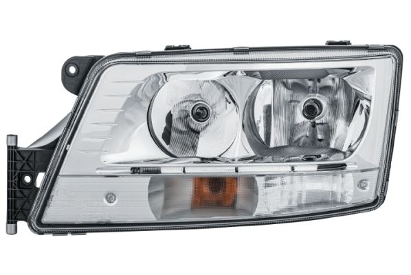 MAN TGS TGX Left Headlight, Hella OEM, OEM 81251016763, MPN 1LH 354 987-171