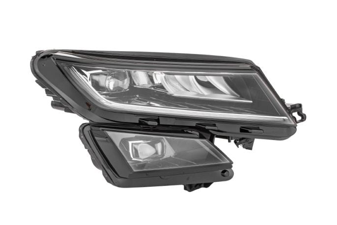 Hella LED Right Headlight for Skoda, OEM quality, OEM 567941016E, MPN 1ZX 012 669-421