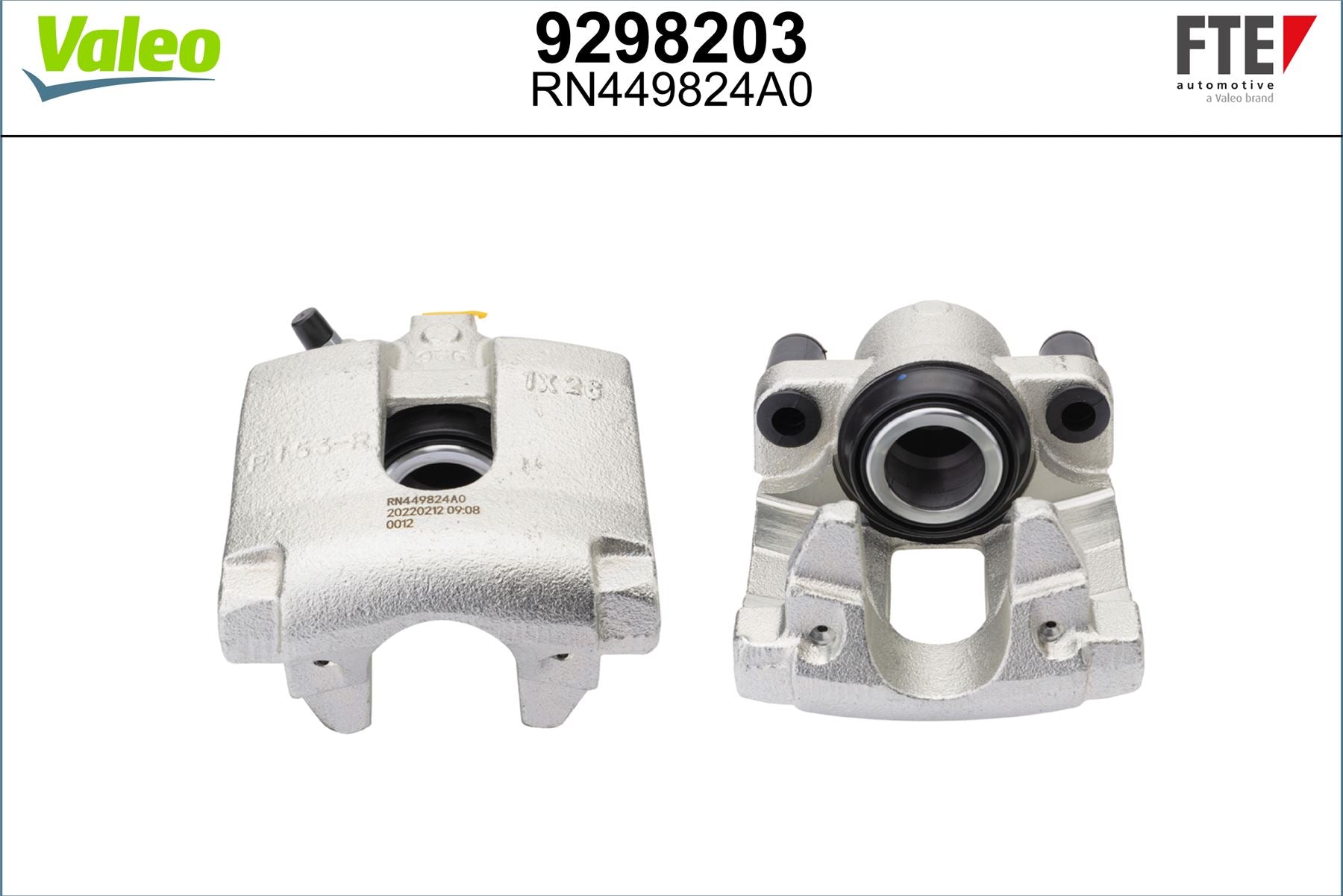 Valeo Right Brake Caliper Right for Volvo, OEM quality, OEM 8602726, MPN 9298203
