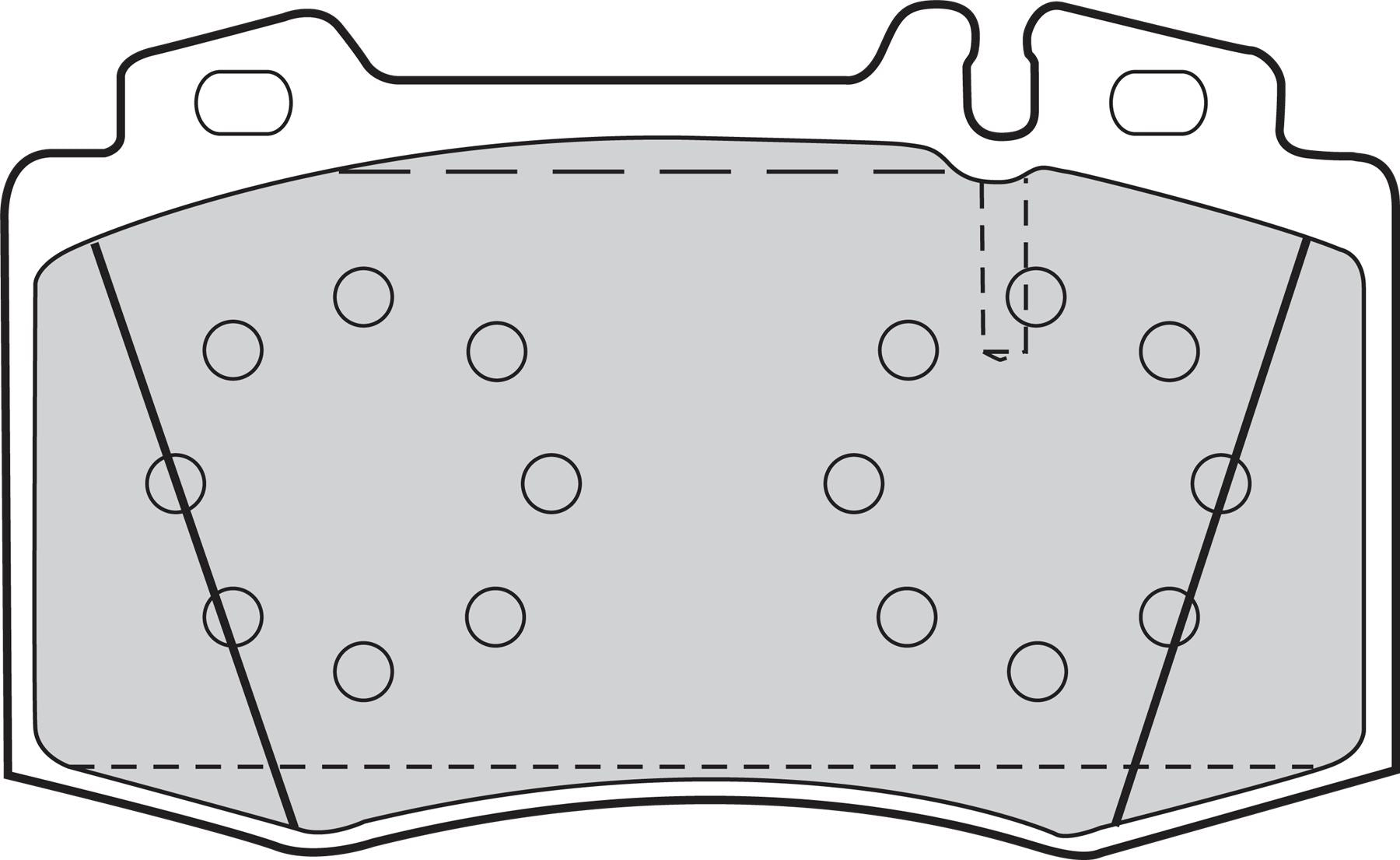 Valeo Front Brake Pad Set for Mercedes-Benz, OEM quality, OEM 0034205820, MPN 302044