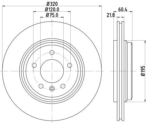 Hella Brake Disc for BMW, OEM quality, OEM 1166073 - View 4