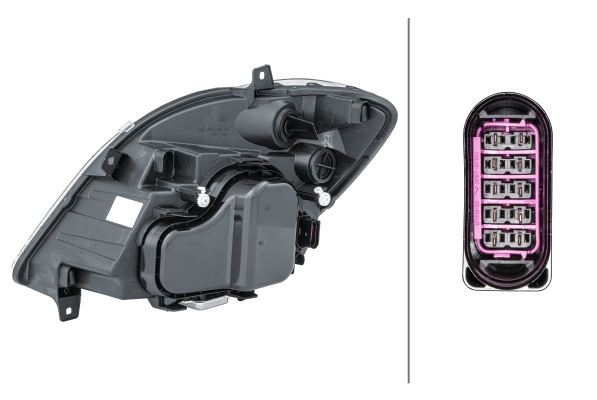 Hella Bi-Xenon Right Headlight – Mercedes-Benz | OEM 906 820 10 61