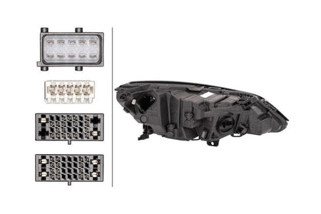 Vauxhall Astra K Left Headlight, Hella OEM, OEM 013488977 - View 2