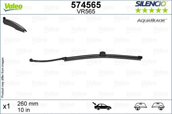 Volvo V60 Rear Wiper Blade, Valeo OEM, OEM 31693006, MPN 574565