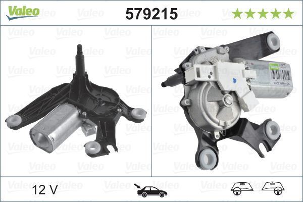 Citroen Xsara Picasso Rear Wiper Motor, Valeo OEM, OEM 6405G7 - View 4