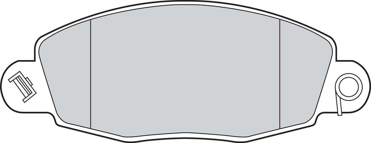 Valeo Front Brake Pad Set for Ford Australia & Ford, OEM quality, OEM 1C1J-2K021-AA, MPN 301547