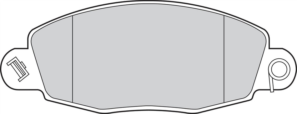 Valeo Front Brake Pad Set for Ford Australia & Ford, OEM quality, OEM 1C1J-2K021-AA, MPN 301547