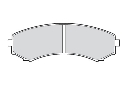 Valeo Front Brake Pad Set for Mitsubishi & Mazda, OEM quality, OEM 4605A041, MPN 301518