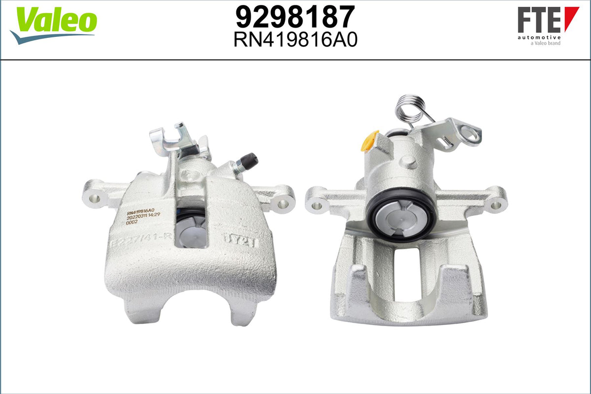 Valeo Right Brake Caliper Right for Volkswagen, OEM quality, OEM 7H0615424, MPN 9298187