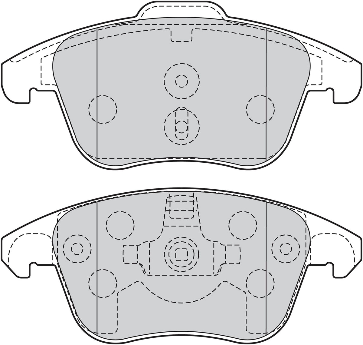 Valeo Front Brake Pad Set for Citroen, Peugeot & more, OEM quality, OEM 4253-62, MPN 302099