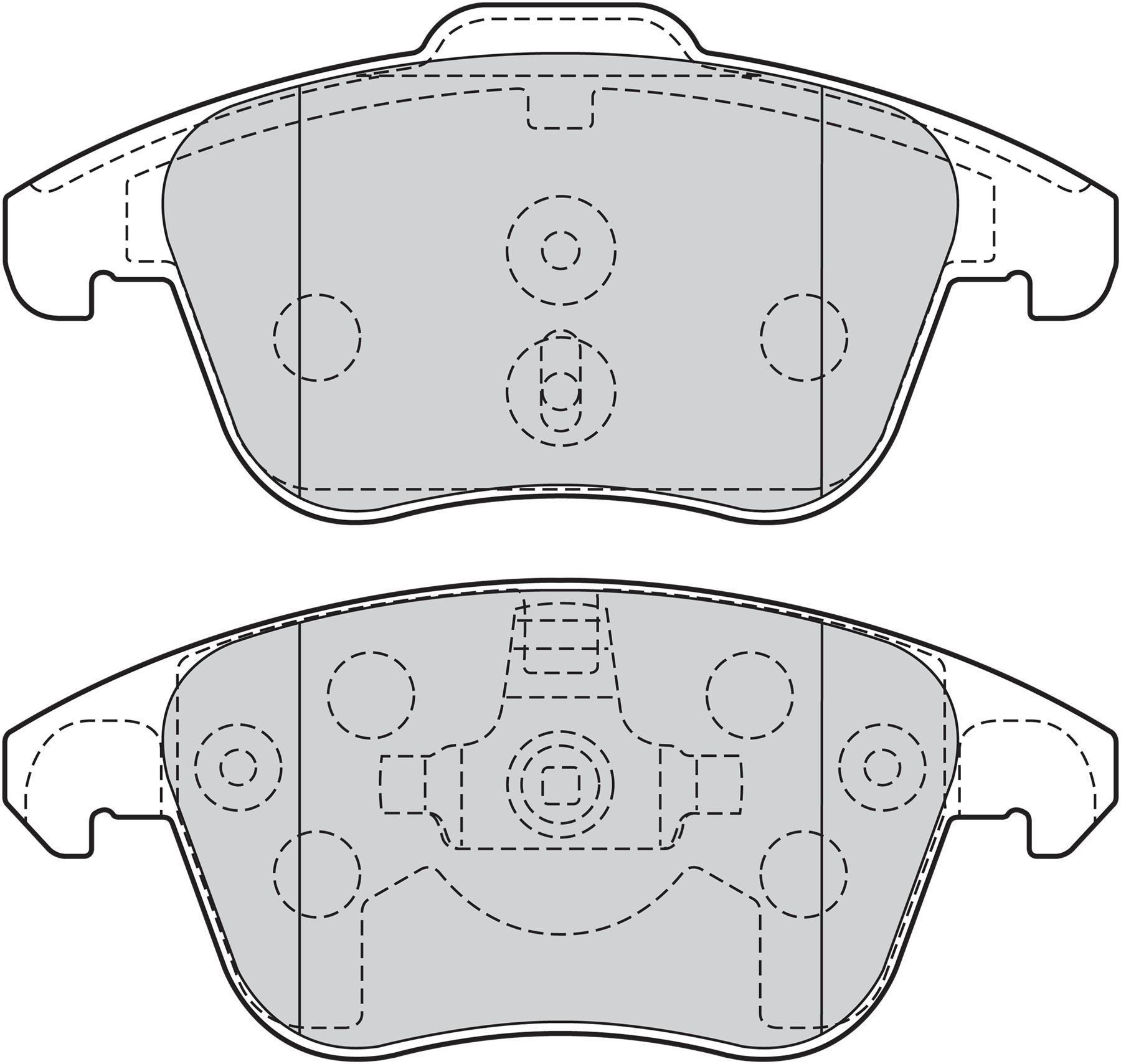Valeo Front Brake Pad Set for Citroen, Peugeot & more, OEM quality, OEM 4253-62, MPN 302099