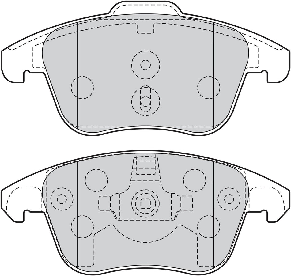 Valeo Front Brake Pad Set for Citroen, Peugeot & more, OEM quality, OEM 4253-62, MPN 302099