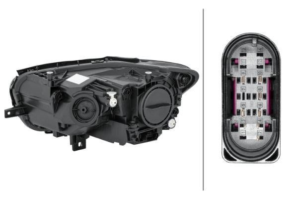 Mercedes-Benz Citan Right Headlight, Hella OEM, OEM A4209060300 - View 2