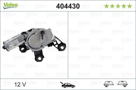 Valeo Rear Wiper Motor for Audi & Volkswagen, OEM quality, OEM 8L0955711, MPN 404430