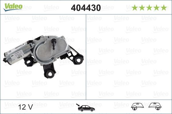 Valeo Rear Wiper Motor for Audi & Volkswagen, OEM quality, OEM 8L0955711, MPN 404430