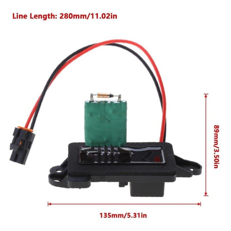 Blower Motor Resistor - for Chevrolet - OEM 1581086 | Eurowagens - View 11