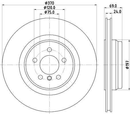 Hella Brake Disc for BMW, OEM quality, OEM 34216775291 - View 4