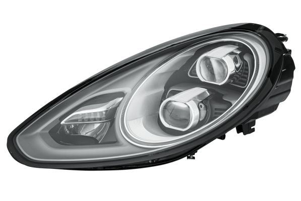 Porsche Panamera Right Headlight, Hella OEM, OEM 97063107255, MPN 1EX 011 099-121