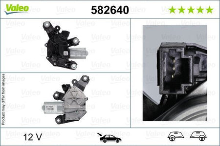 Valeo Rear Wiper Motor for Dacia & Nissan, OEM quality, OEM 287104EL0A - View 3