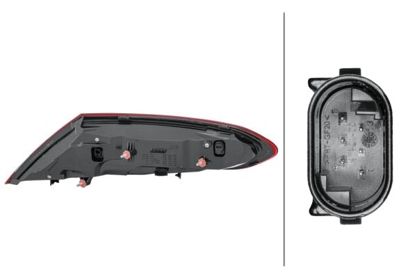 Mercedes-Benz C-Class Coupe Convertible 205 Left Rear Light, Hella OEM, OEM 2059063105 - View 2