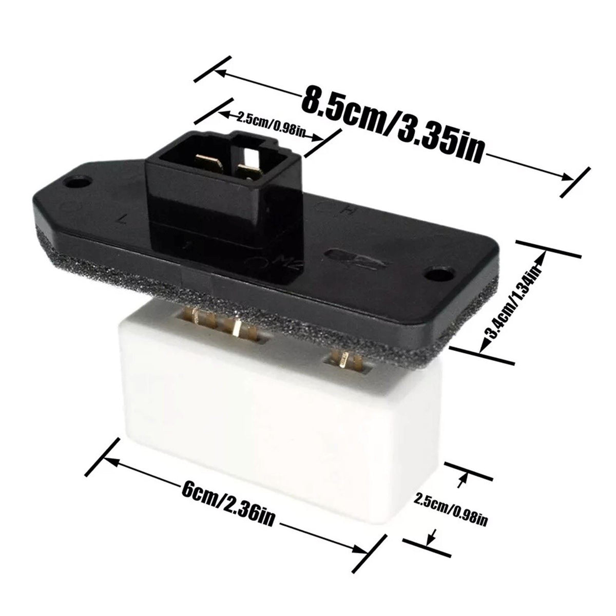 Blower Motor Resistor - for Dodge & Jeep - OEM 1712032 | Eurowagens - View 4