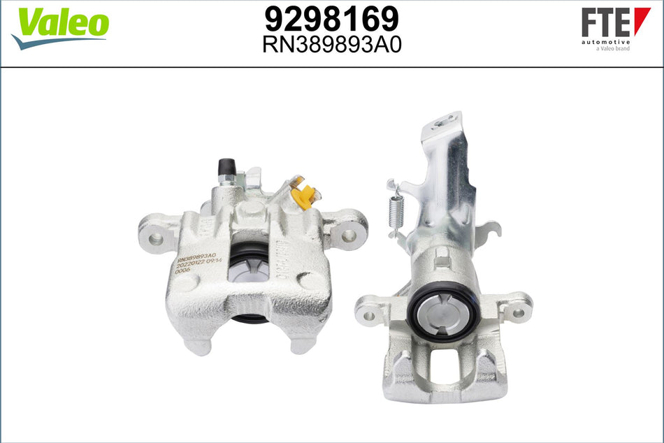 Valeo Left Brake Caliper Left for Nissan & Toyota, OEM quality, OEM 44011BM40A, MPN 9298169