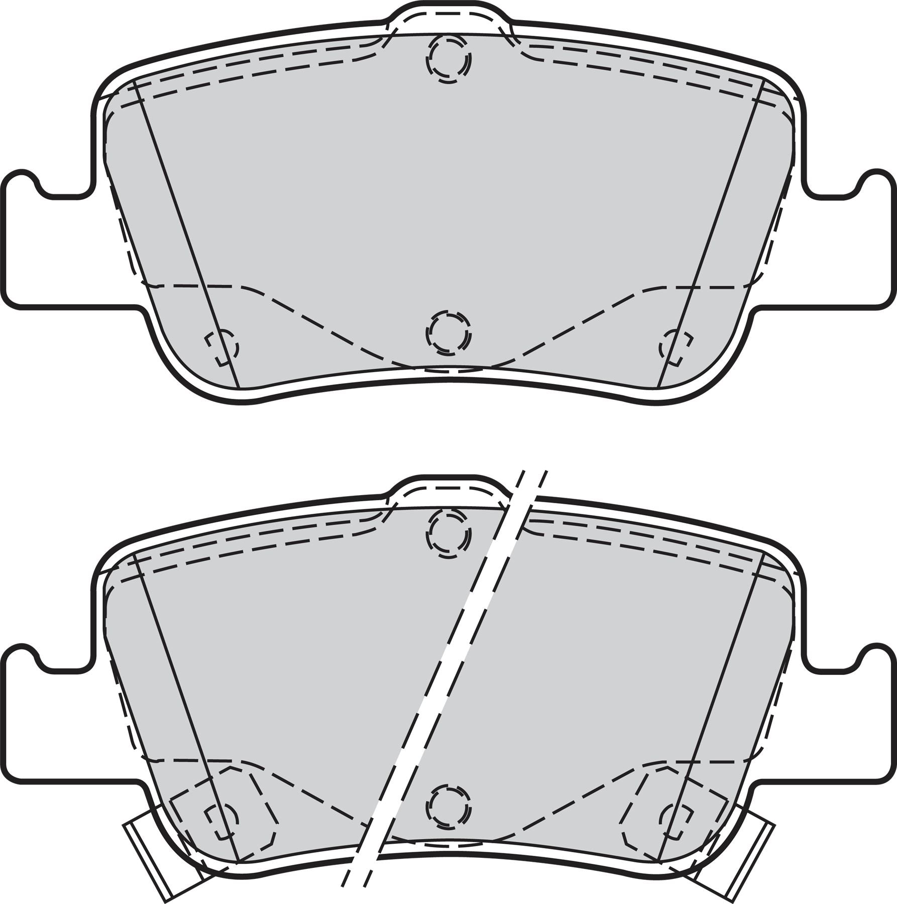 Valeo Rear Brake Pad Set for Toyota, OEM quality, OEM 04466-02170, MPN 302156