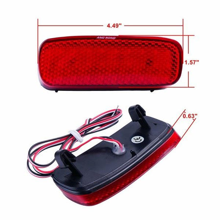Bumper Reflector Rear - for Citroen, Fiat & more - OEM 9659830680 | Eurowagens - View 9