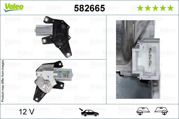 Valeo Rear Wiper Motor for Dacia & Nissan, OEM quality, OEM 28710AX60A - View 6
