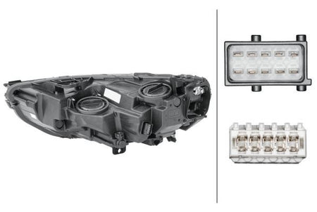 Vauxhall Insignia Right Headlight, Hella OEM - View 3